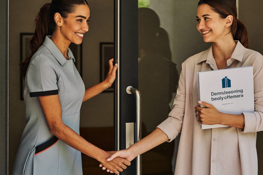 Première rencontre avec l’aide-ménagère à domicile
